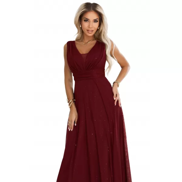  Rochie NUMOCO 637-1 BURGUNDIA 