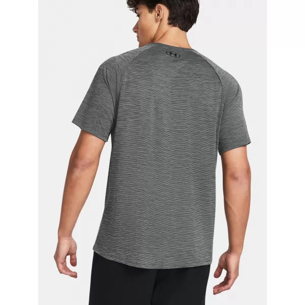  Tricou pentru bărbați UNDER ARMOUR UA TECH TEXTURED SS 1382796-025 GRI 