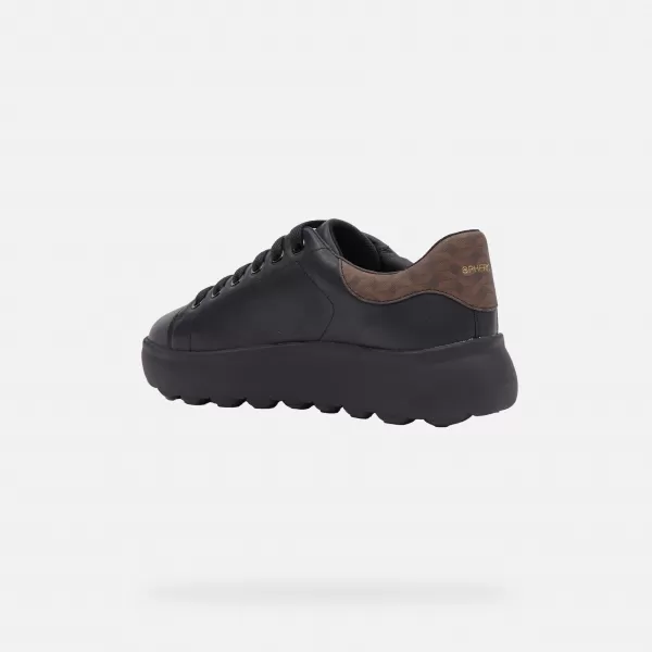  Adidași de damă GEOX SPHERICA EC4.1 G009313 NEGRU 