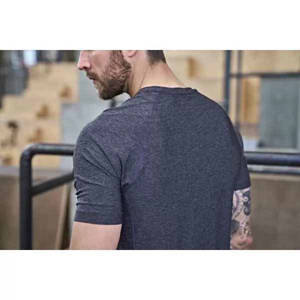 Tricou pentru bărbați TEE JAYS | TJ 7020 MELANGE GRI 