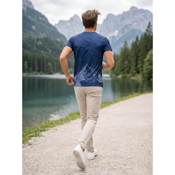  Cămașă de agrement pentru bărbați premium ALTISPORT VOJ/ALM121TR06 ALBASTRU MARIN 
