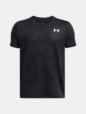 Tricou băieți UNDER ARMOUR UA TECH VENT JCQRD SS 1390019-001 NEGRU