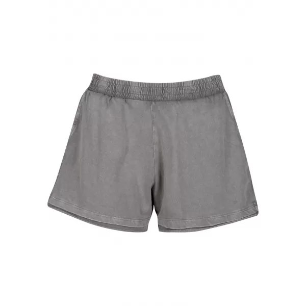  Pantaloni scurți de damă URBAN CLASSICS TB7470 GRI OȚEL 