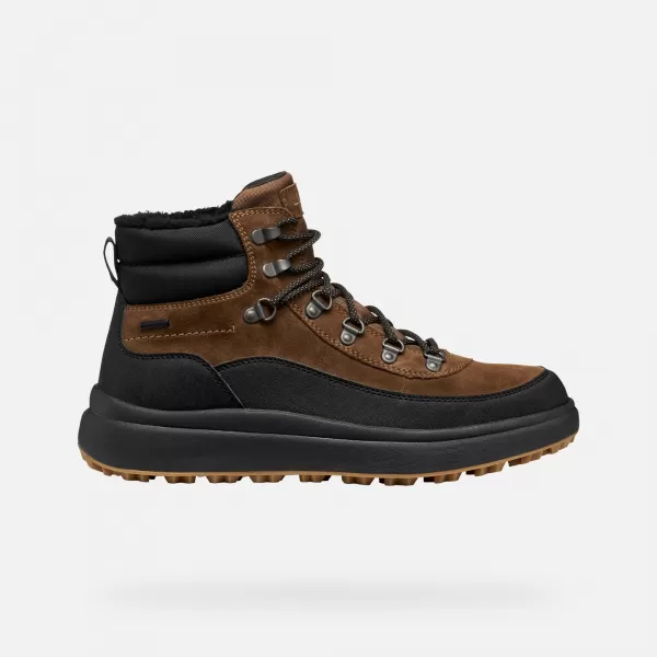  Pantofi pentru bărbați GEOX GRANITO + GRIP B A G011188 MARO ÎNCHIS 