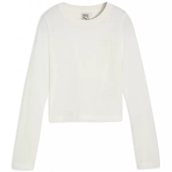  Cămaşă PUMA X ROSÉ LONGSLEEVE TEE 63380577 ALB CALD 