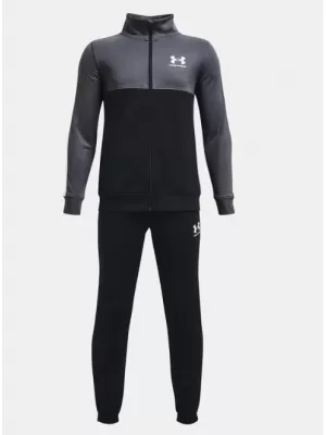 Trusa pentru baieti UNDER ARMOUR UA RIVAL CB KNIT TRACK SUIT 1373978-044 GRI