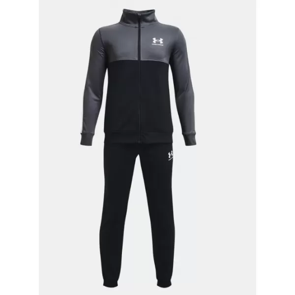  Trusa pentru baieti UNDER ARMOUR UA RIVAL CB KNIT TRACK SUIT 1373978-044 GRI 