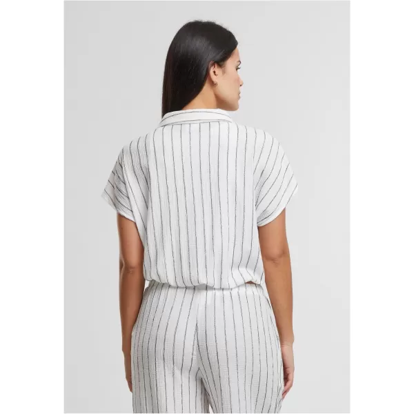  Bluza de dama URBAN CLASSICS TB7474 ALB/NEGRU 