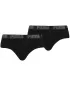 Briefuri pentru bărbați PUMA BASIC BRIEF 2P 88910006 NEGRU/NEGRU