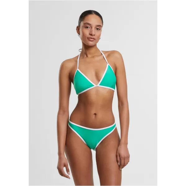  Costum de baie URBAN CLASSICS TB7483 BROASCA VERDE/ALB 
