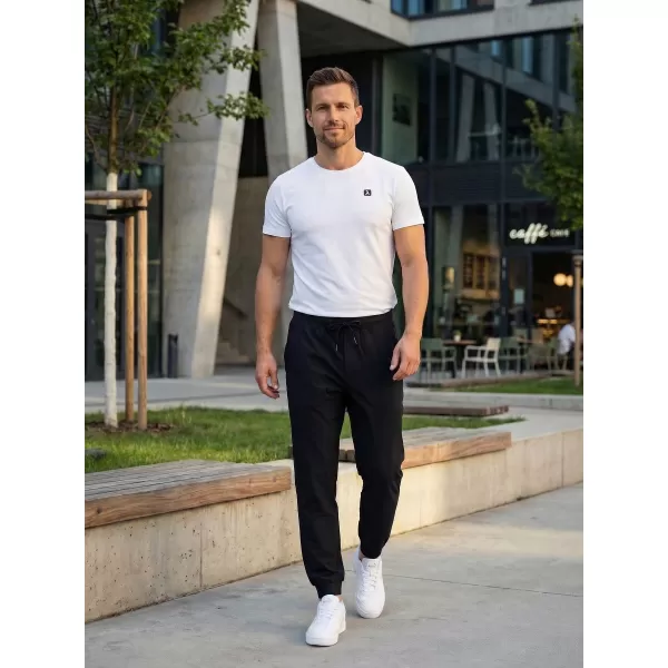  Pantaloni pentru bărbați ALTISPORT ATS JOGGER CLASSIC - FIT NEGRU 