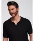 Tricou pentru bărbați OMBRE OM-POSS-0157 NEGRU