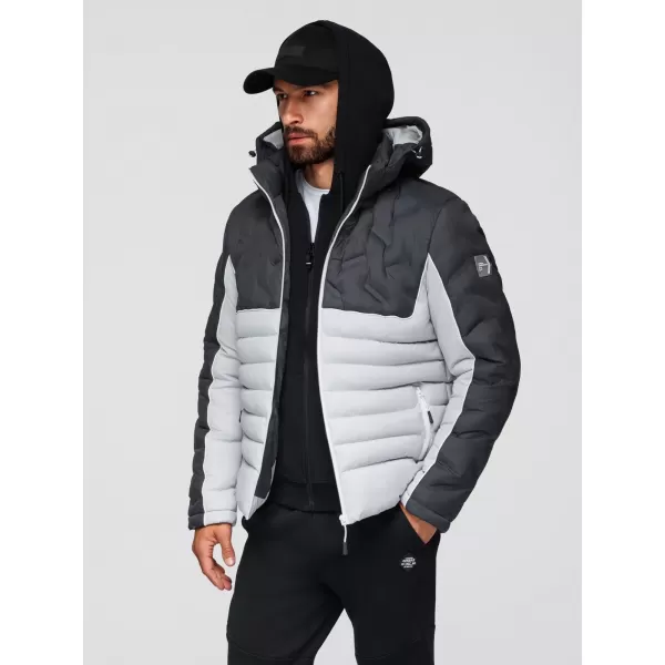  Sacou OMBRE OM-JALP-0206 GRAFIT ȘI ALB 