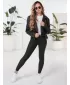 Pantalonii pentru doamne DSTREET UY2732 NEGRU