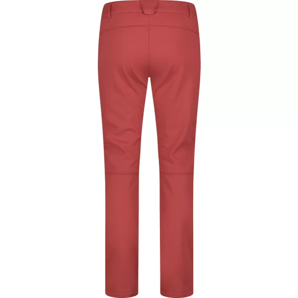  Pantaloni de softshell pentru femei NORDBLANC SWEEP NBFPL8278 ROȘU/VERDE 