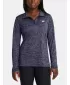 Tricou pentru femei UNDER ARMOUR TECH 1/2 ZIP- TWIST 1384225-410 ALBASTRU