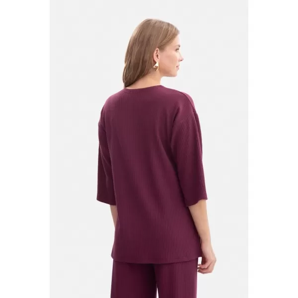  Bluza de dama BEWEAR B301 PRUNĂ 