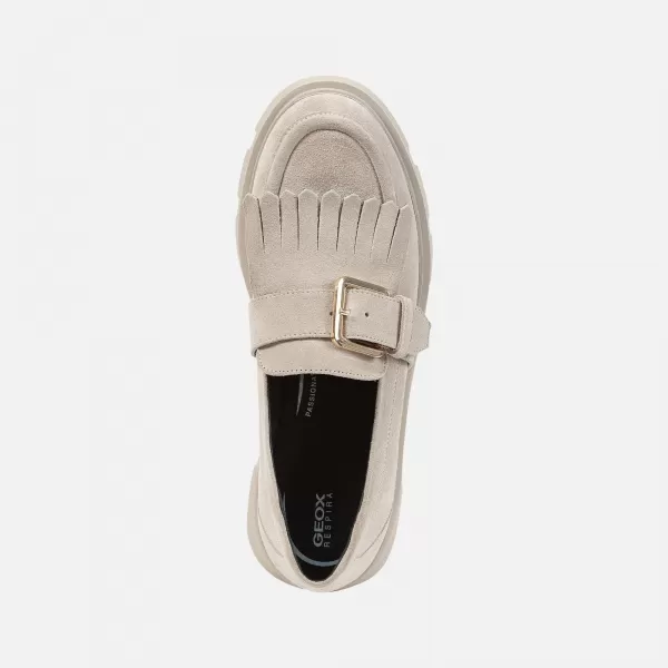  Mocasini de dama GEOX VILDE CREMOS 