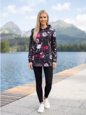 Hanorac de dama ALTISPORT GITA NEGRU