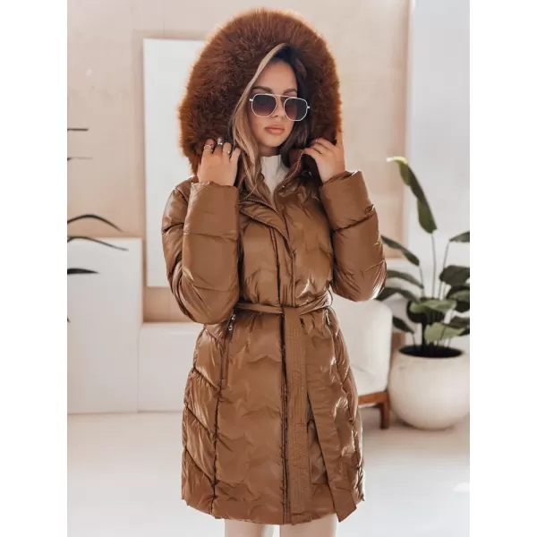  Geacă pentru doamne DSTREET TY4925 CARAMEL 