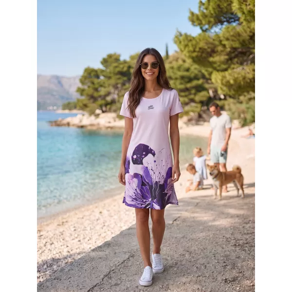  Tricou premium extins pentru femei ALTISPORT VOJ/ALW090SAT02 VIOLET 