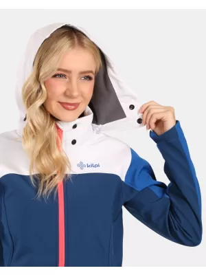 Jachetă softshell pentru femei KILPI RAVIA-W ZL0125KI ALBASTRU ÎNCHIS