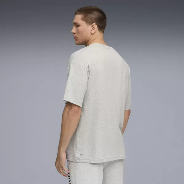  Tricou pentru bărbați PUMA M GRAPHIC OVERSIZE TEE 52762604 ERICA GRI DESCHIS 