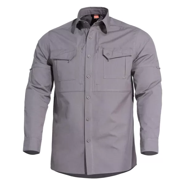 Cămașă pentru bărbați PENTAGON PLATO SHIRT K02019 LUP/GRI 