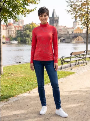 Tricou pentru femei ALTISPORT GERDA ROŞU