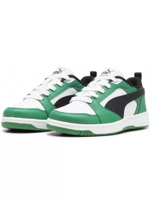 Cizme PUMA REBOUND V6 LO PS 39383405 PUMA WHITE/PUMA BLACK/VERDE
