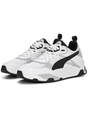 Pantofi pentru bărbați PUMA TRINITY 38928901 ALB/NEGRU/GRI DESCHIS
