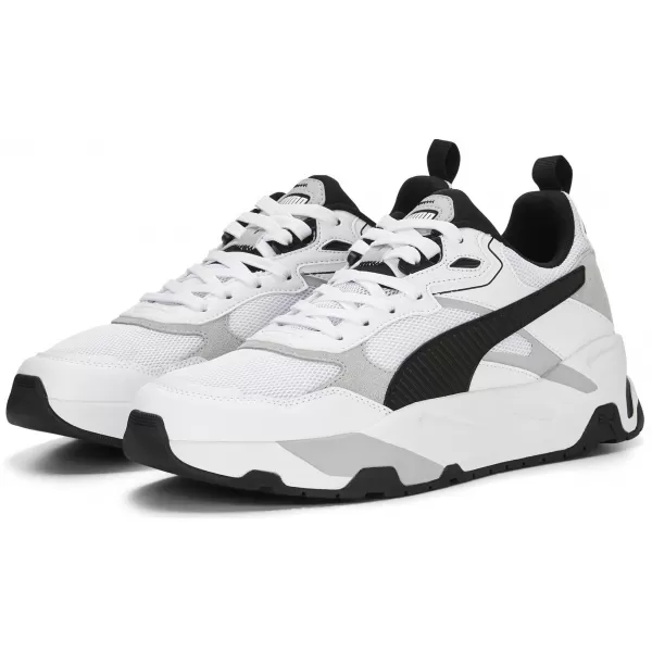  Pantofi pentru bărbați PUMA TRINITY 38928901 ALB/NEGRU/GRI DESCHIS 