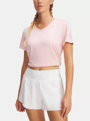 Tricou pentru femei UNDER ARMOUR TECH SSV- TWIST 1384227-647 ROZ