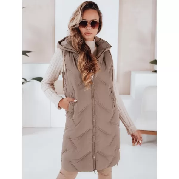  Geacă pentru doamne DSTREET TY5098 CARAMEL 