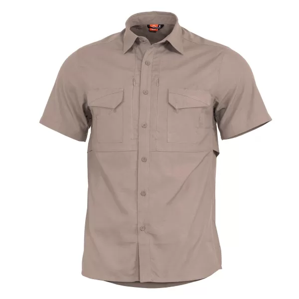  Cămașă pentru bărbați PENTAGON PLATO SHIRT SHORT K02019 KAKI 