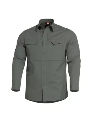Cămașă pentru bărbați PENTAGON PLATO SHIRT K02019 VERDE CAMO