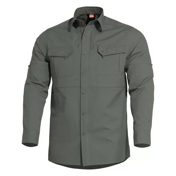  Cămașă pentru bărbați PENTAGON PLATO SHIRT K02019 VERDE CAMO 