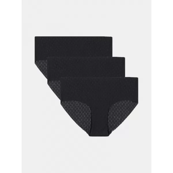  Chiloți de damă UNDER ARMOUR UA PURE STRETCH MESH (3KS) 1390413-001 NEGRU 