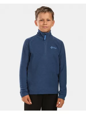 Hanorac fleece pentru copii KILPI ALMERI-J ZJ0204KI ALBASTRU ÎNCHIS