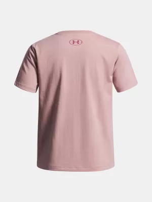 Tricou fetita UNDER ARMOUR UA BIG LOGO SS ROZ