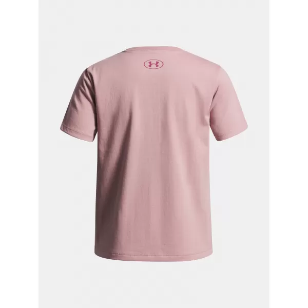  Tricou fetita UNDER ARMOUR UA BIG LOGO SS ROZ 