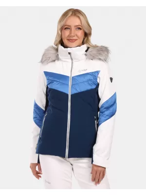 Jachetă de schi pentru femei KILPI LIN-W ZL0109KI ALBASTRU ÎNCHIS