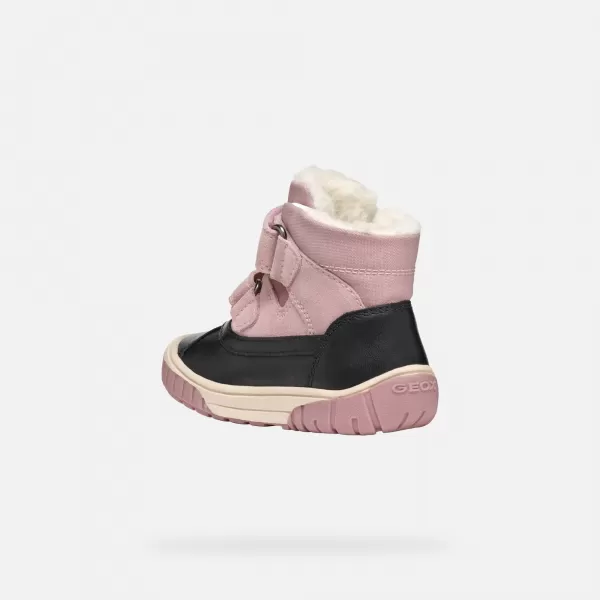  Botine pentru fete GEOX OMAR WPF NEGRU 