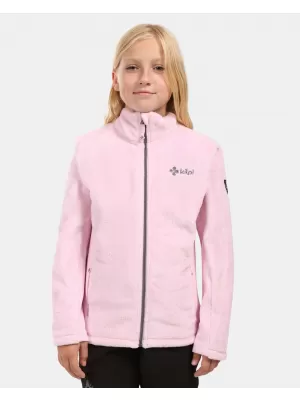 Hanorac fleece pentru fetiță KILPI SKATHI-JG ZJ0208KI ROZ DESCHIS