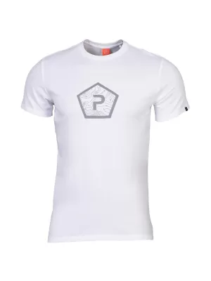 Tricou pentru bărbați PENTAGON SHAPE K09012 ALB