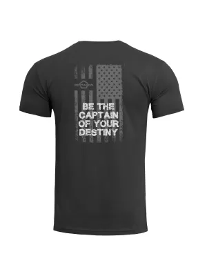 tricou PENTAGON AGERON AMERICAN FLAG K09012 NEGRU