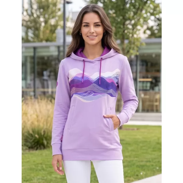  Hanorac de dama ALTISPORT GAE VIOLET DESCHIS 