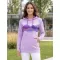 Hanorac de dama ALTISPORT GAE VIOLET DESCHIS
