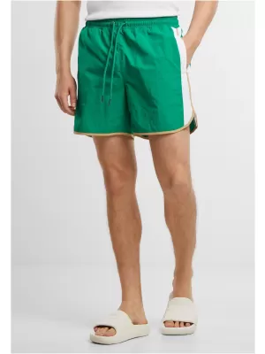 Pantaloni scurți de înot pentru bărbați URBAN CLASSICS TB7348 VERDE BROASCA