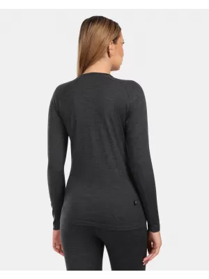 Tricou termic de damă KILPI MAVORA TOP-W ZL0502KI NEGRU